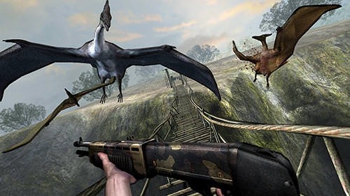 Dino VR Shooter: Dinosaur Hunter Jurassic Island Android Game Image 2