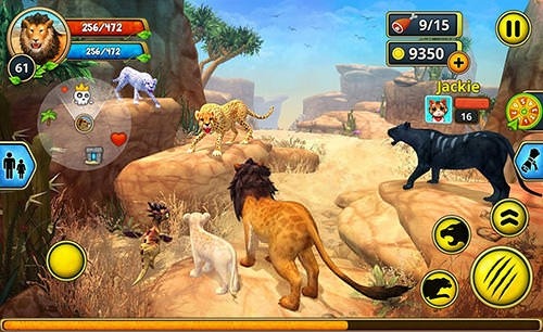 Lion Family Sim Online Android Game Image 2