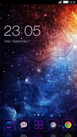 Galaxy CLauncher Android Theme Image 1