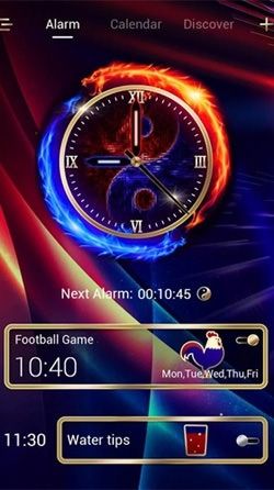 Power Go Clock Android Wallpaper Image 1