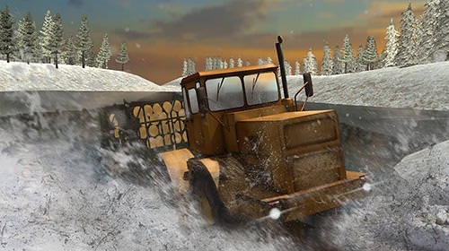 Winter Timber Truck Simulator Android Game Image 2