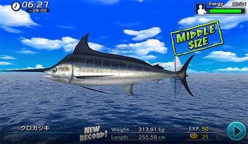 Excite Big Fishing 3 Android Game Image 1