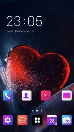 Love Heart CLauncher Android Theme Image 1