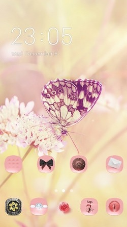 Butterfly CLauncher Android Theme Image 1