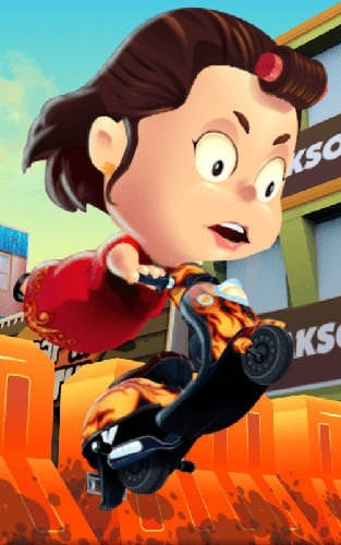 Crazy Mom Racing Adventure Android Game Image 1