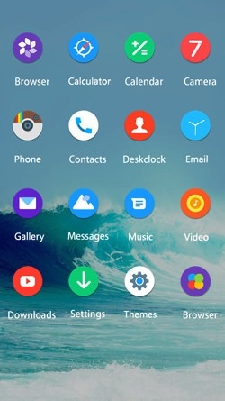 Waves CLauncher Android Theme Image 2