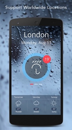 Live Weather Android Wallpaper Image 2