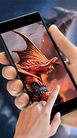 Cryptic Dragon Android Wallpaper Image 1