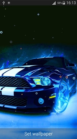 Neon Cars Android Wallpaper Image 2