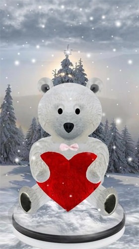 Teddy Bear: Love 3D Android Wallpaper Image 2