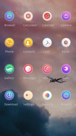 Plane CLauncher Android Theme Image 2
