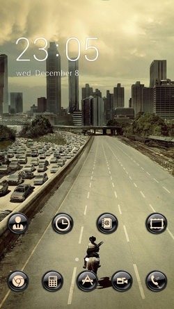 Walking Dead CLauncher Android Theme Image 1