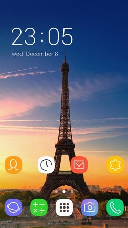 Eiffel Tower CLauncher Android Theme Image 1