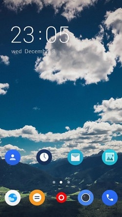 Sky CLauncher Android Theme Image 1