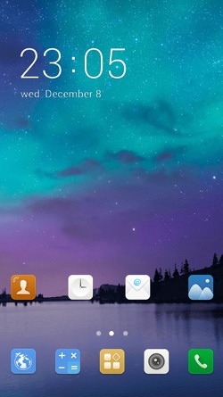 Colorful Evening CLauncher Android Theme Image 1
