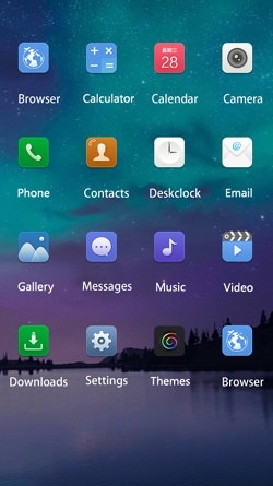 Colorful Evening CLauncher Android Theme Image 2