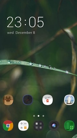 Leaf CLauncher Android Theme Image 1