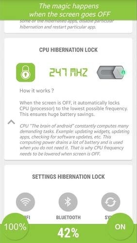 Hibernate - Real Battery Saver Android Application Image 2