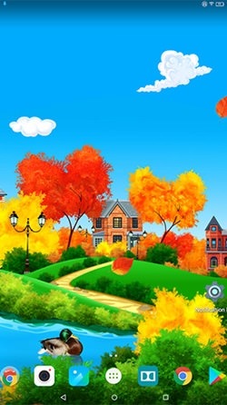 Autumn Sunny Day Android Wallpaper Image 1