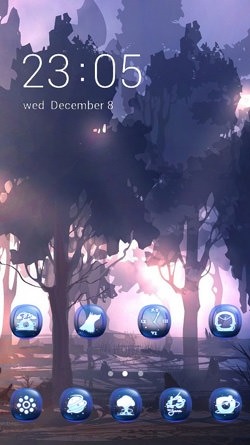 Forest CLauncher Android Theme Image 1