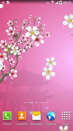 Abstract Sakura Android Wallpaper Image 2