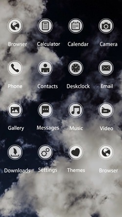 Clouds CLauncher Android Theme Image 2