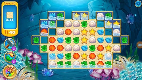 Seascapes: Trito&#039;s Match 3 Adventure Android Game Image 1