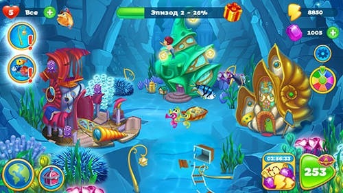 Seascapes: Trito&#039;s Match 3 Adventure Android Game Image 2
