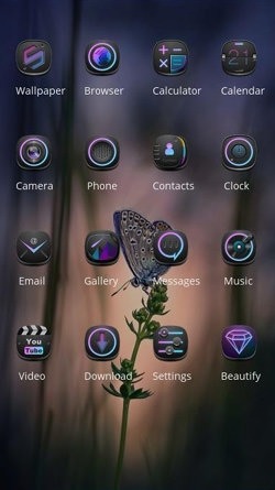 Butterfly CLauncher Android Theme Image 2