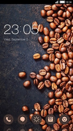 Coffee Beans CLauncher Android Theme Image 1