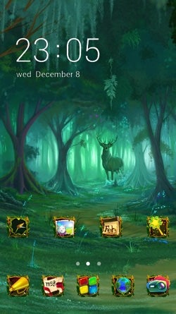 Forest CLauncher Android Theme Image 1