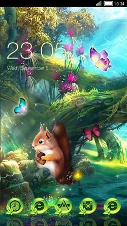 Forest CLauncher Android Theme Image 1