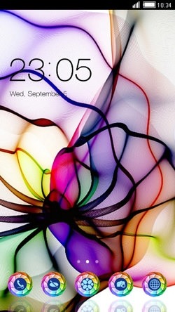 Spider Web CLauncher Android Theme Image 1