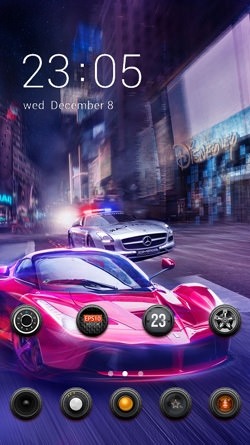 Racing Car CLauncher Android Theme Image 1