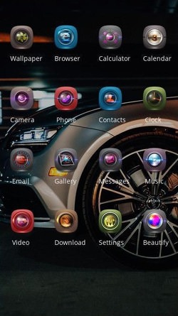 Car CLauncher Android Theme Image 2