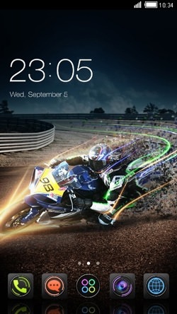 Motorbike CLauncher Android Theme Image 1