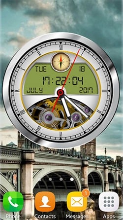Analog Clock 3D Android Wallpaper Image 2