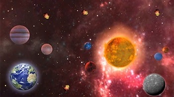 Solar System 3D Android Wallpaper Image 3
