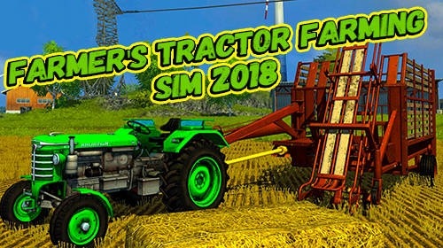 Farmer&#039;s Tractor Farming Simulator 2018 Android Game Image 1