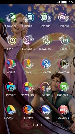 Tangled CLauncher Android Theme Image 2