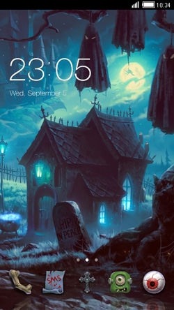 Haunted House CLauncher Android Theme Image 1