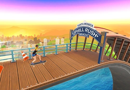 Uphill Rush Santa Monica Bay Android Game Image 3