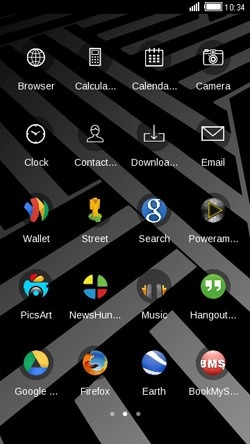 Zigzag CLauncher Android Theme Image 2