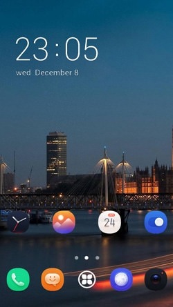 City Lights CLauncher Android Theme Image 1