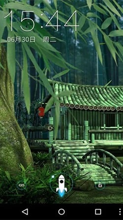 Bamboo House 3D Android Wallpaper Image 2