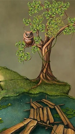 Fantasy Swamp Android Wallpaper Image 1