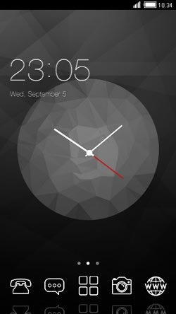 Clock CLauncher Android Theme Image 1