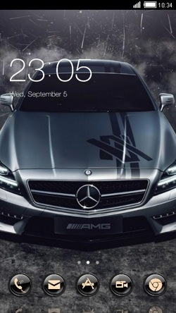 Mercedes CLauncher Android Theme Image 1