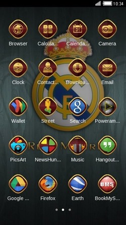 Real Madrid CLauncher Android Theme Image 2