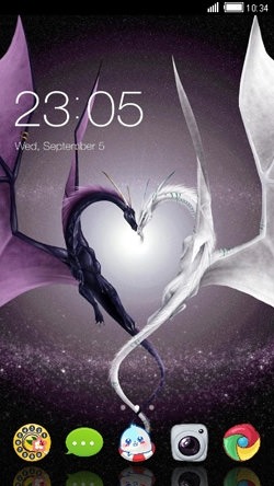 Heart CLauncher Android Theme Image 1